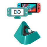 Base De Carga Para Nintendo Switch Lite Color Verde Claro