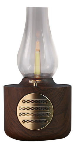 Lámpara De Queroseno Vintage Con Altavoz Bluetooth Y Luz Par