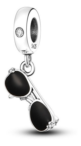 Berloque Óculos Escuro Fashion Prata 925
