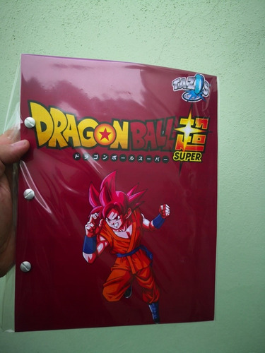 Coleccionador Album Tazos Dragon Ball Super +5 Micas Premium
