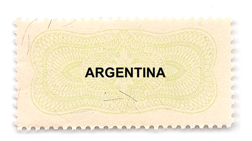 Argentina 696 Gj 1288 J V González Variedad Salpica 1er Día 