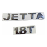 Emblema Letras Jetta 1.8 Turbo Mk4 A4 Cromadas