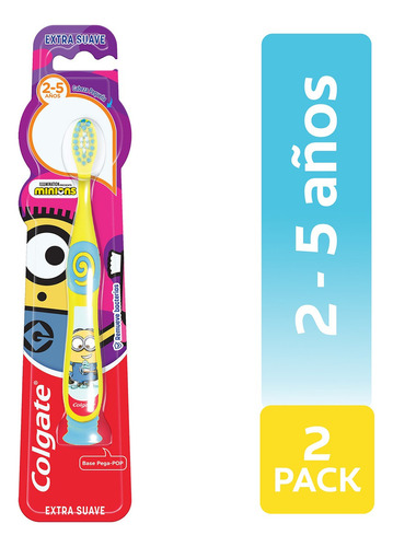 Cepillo De Dientes Infantil Colgate Smiles Minions Para Niños