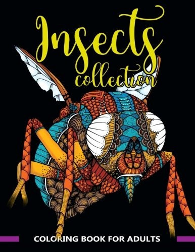 Coleccion De Insectos Libro Para Colorear Para Adultos Impre