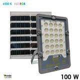 Reflector Led 100w  Panel Solar  Fotocelda 