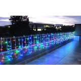 Luces Navidad Boda Cascada 7 Mts 400 Led Multicolor