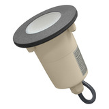 Luminaria Para Exterior Empotrar En Piso 6w Illux Pl-7412.n Color Negro