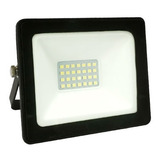 Reflector Led Negro 20w Exterior Potente Frío Pack X 2