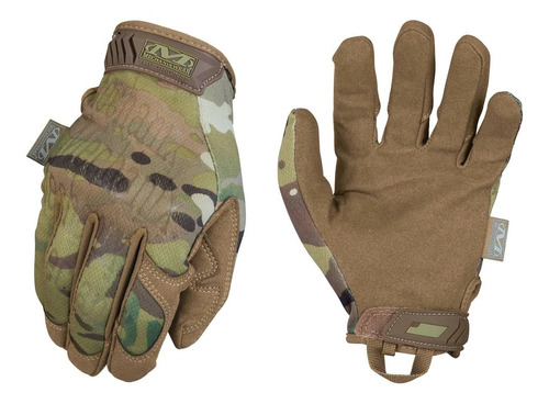 Guantes Tácticos Marron Camuflaje Talla Chico Mechanix Wear