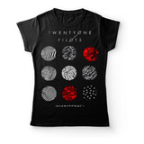 Camiseta Mujer Twenty One Pilots Blurryface Rock Activity