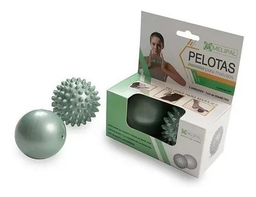 Kit 2 Pelotas Macizas Termicas Hot&cold Lisa Pinches Melipal