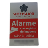 Placa De Segurança Verisure Original - Medidas 24x15