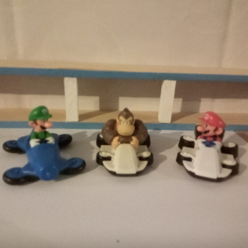  Mario Kart Lote Tres Figuras De Mcdonalds