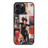 Funda Viuda Negra Black Widow Shield Marvel Comics Collage