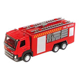 Modelo De Camión De Bomberos De Metal Grande Z Para Niños