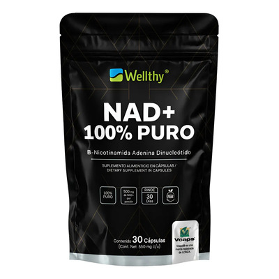 Suplemento En Cápsula Wellthy Nad De Pure Nad 100% Puro X 550mg | Envío gratis