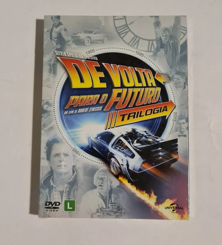 Dvd De Volta Para O Futuro Trilogia Capa De Luva