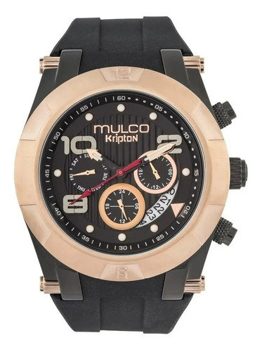 Reloj Hombre Mulco Mw5-4828-02 Cuarzo Pulso Negro 