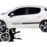 Calco, Ploteo Decorativo Lateral Slash Peugeot 207 !