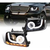 Par Faros Lupa / Led Ford Lobo F150 2004 2005 2006 2007 2008