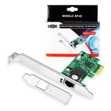 Placa De Rede Pci-e 10/100/1000mbps Gigabit Rj45 Low Profile