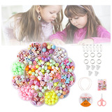 300pcs Niñas Collares Pulseras Con Cuentas Juguetes Beads