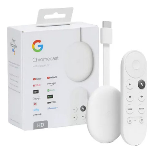 Chromecast 4ta Generación Google Tv Hd Ga03131-us 
