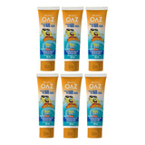 Kit 6 Un. Protetor Solar Fps 60 Creme Oaz Bob Esponja 125ml