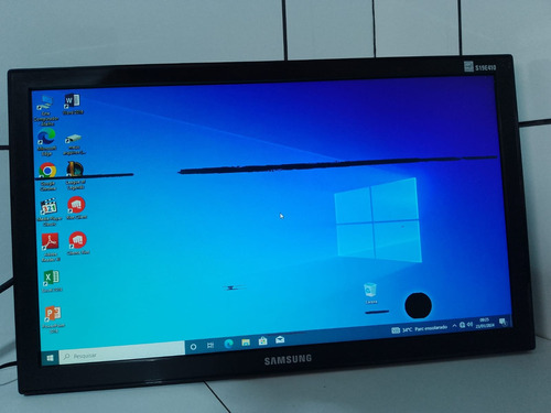 Monitor Samsung S19e410hy 19  Sem Base Com Detalhes 