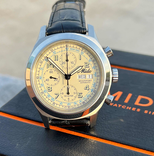 Reloj Mido Multifort Chronograph Automatic Tipo Militar Jumb