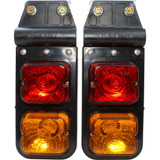 Faro Lateral Rojo Ambar Posicion Giro Camion Acoplado X 2