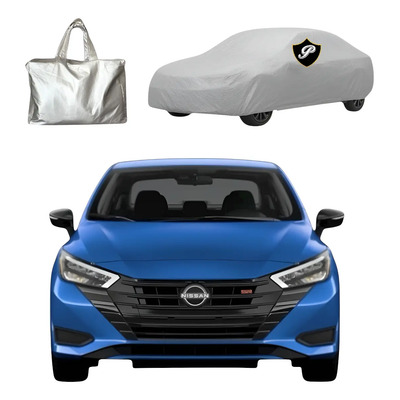 Funda \u002F Lona \u002F Cubre Auto Nissan Versa 2020-2025 Platinum Plateado | Meses sin interés