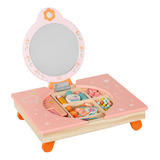 Set De Tocador Beauty Vanity Play Para Niños Accesorios De