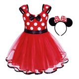 Minnie Tutu Vestido Niña Halloween Fiesta Cosplay Disfraz