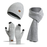 Gxt Conjunto De Guantes De Invierno Con Gorra Y Bufanda De