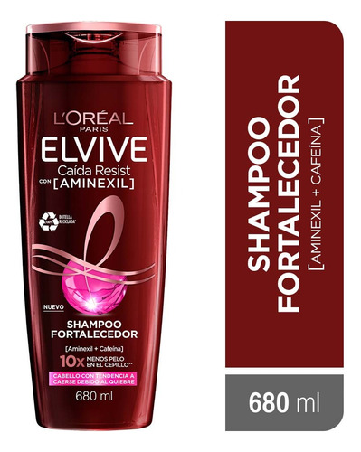  Shampoo Elvive Aminexil Anticaída 680 Ml