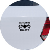 Adesivo Carro Moto Vidro Piloto De Drone