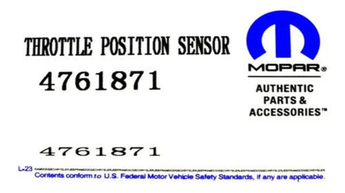 Sensor Tps318 Dodge Spirit Dakota Ram Caravan Jeep Cherokee Foto 6