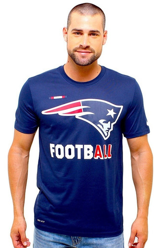 Playera Nfl Patriotas New England Modelo En Campo