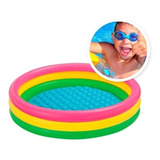 Pileta Inflable Sunset Glow 147x33cm 275l Vinilo Intex Cuota