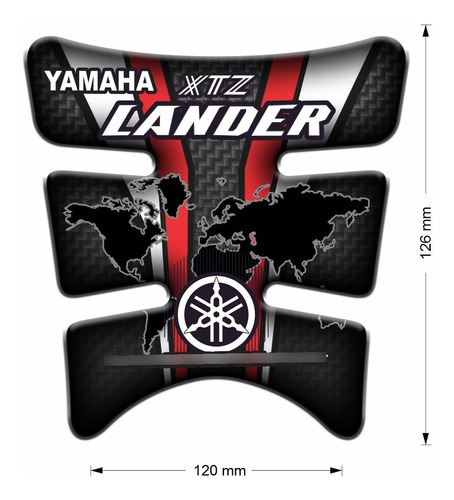 Protetor De Tanque Motostyle Yamaha Xtz250 Lander 2019
