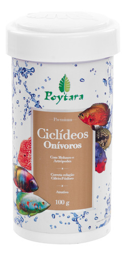 Racao Poytara Ciclideos Onivoros(oscar)100g