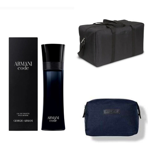 Armani Code Pour Homme 125ml Asimco + Neceser + Bolso Armani