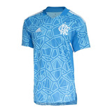 Camisa Goleiro Flamengo 2022 Uniforme 1 Azul adidas Original