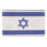 Patch Sublimado Bandeira Israel 5,5x3,5 Bordado