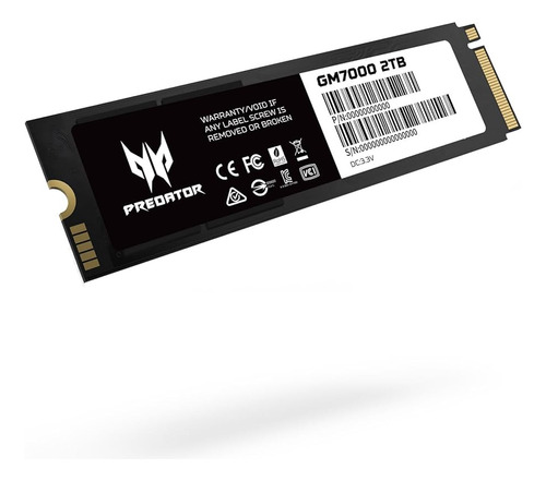 Unidad Estado Solido Ssd Predator Gm3500 2tb M.2 Nvme Pcie