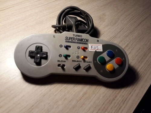 Controle Super Nintendo Turbo Super Famicon Original F25
