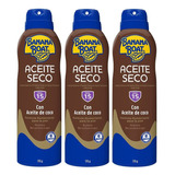 3un Bronzeador Banana Boat Aerosol Fps15 170g Oleo De Côco