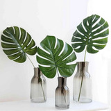 Hoja Monstera Planta Artificial Costilla Adan 75cm