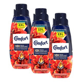 Kit 3 Amaciantes Concentrados Comfort Energia Floral 500ml